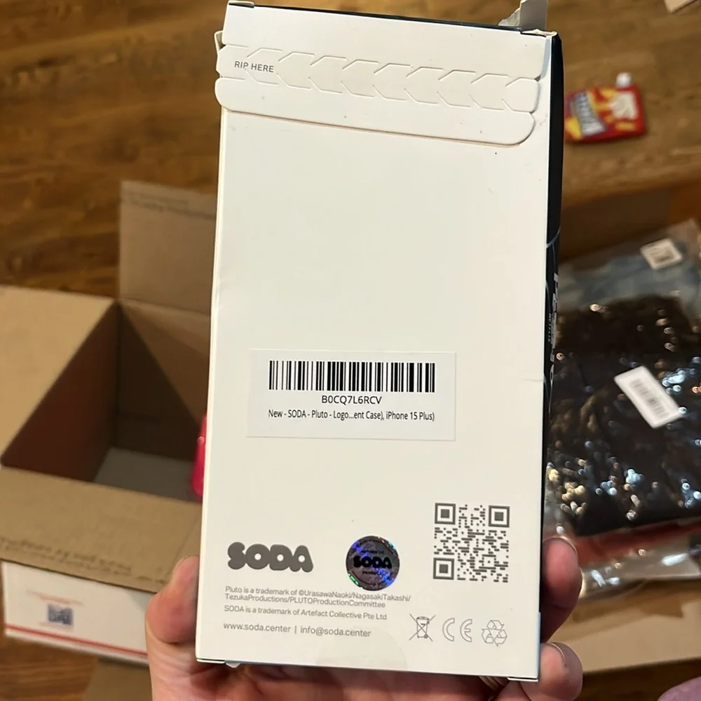 SODA - Pluto - Logo Mark Phone Case for iPhone 15 Plus)